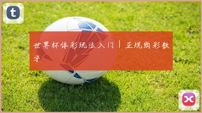 世界杯体彩玩法入门｜正规购彩教学