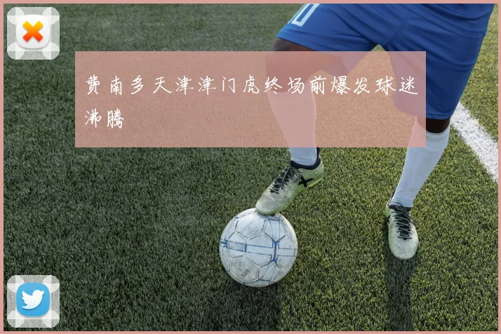 费南多天津津门虎终场前爆发球迷沸腾